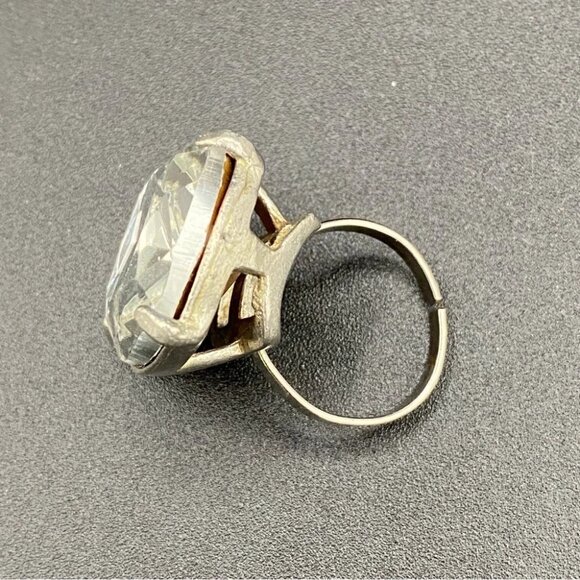 Rare! Art Deco Cocktail Ring - Picture 7 of 16